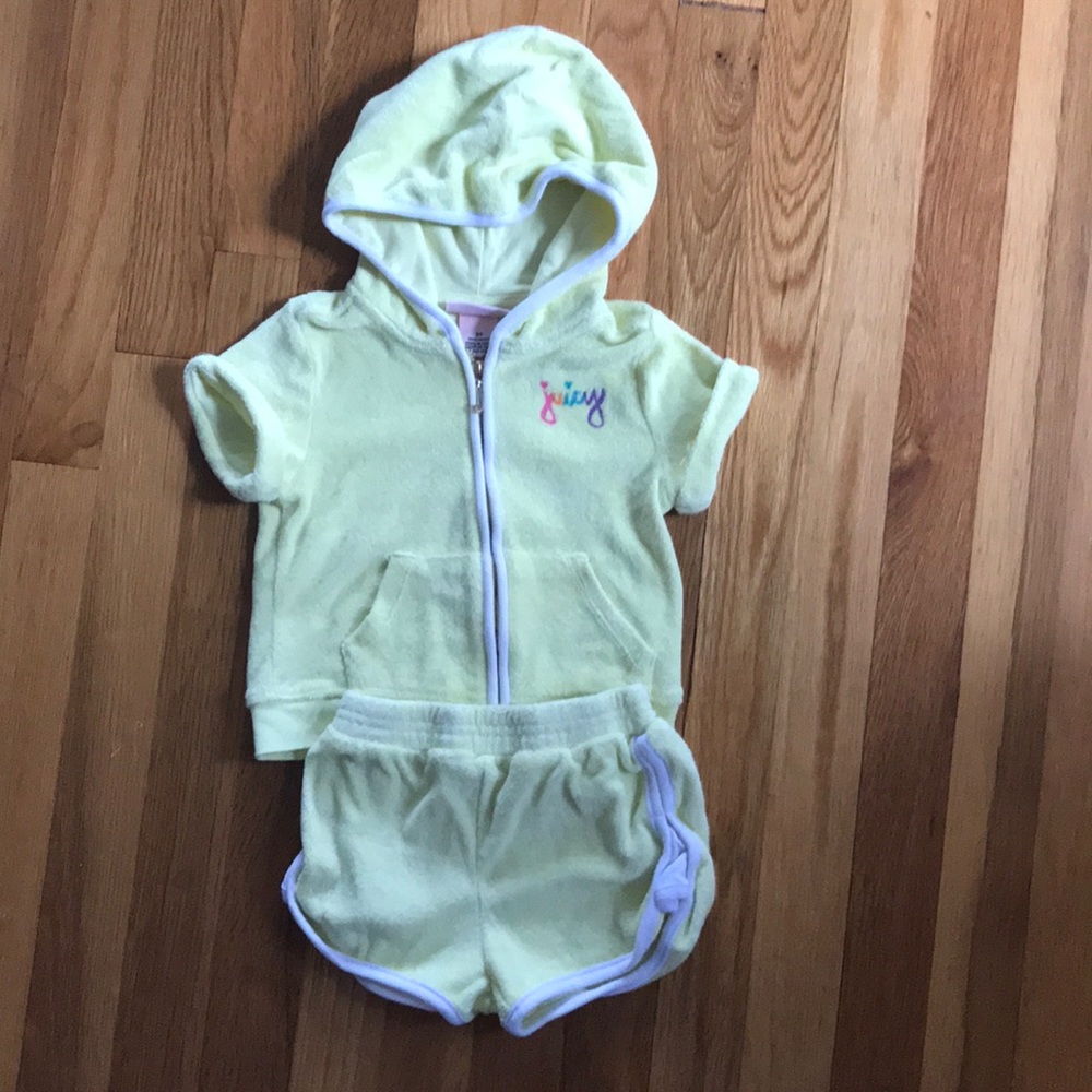 Terry cloth matching set